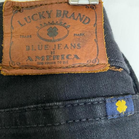 Lucky Brand Mid Rise Sofia Boot Cut (Re-Hemmed 26"Inseam) Black Denim Jeans.Sz8 - Picture 8 of 16